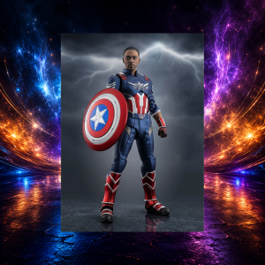 Figura Captain America Avengers Doom 15,5 cm Tamashii Nations