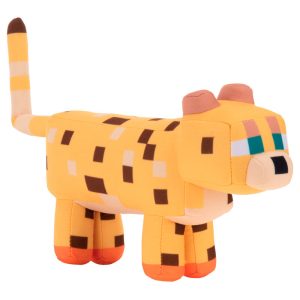 Peluche Ocelote Minecraft 31cm. Felino Aventurero del Mundo Minecraft