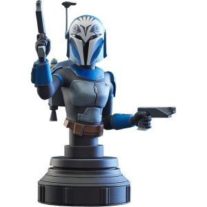Busto Bo-Katan Kryze Star Wars The Clone Wars 15cm Coleccionista Oficial Diamond Select
