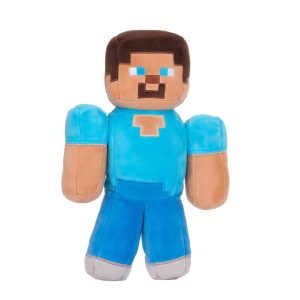 Peluche Steve Minecraft 30cm. Héroe Constructor del Mundo Minecraft
