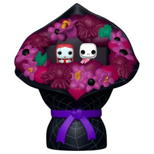 Figura Bitty Pop Disney Bouquet Sally & Jack Skellington San Valentín Pesadilla Antes de Navidad Edición Especial Coleccionistas